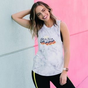 ZYIA Gray Hendrix Brighter Tank Top